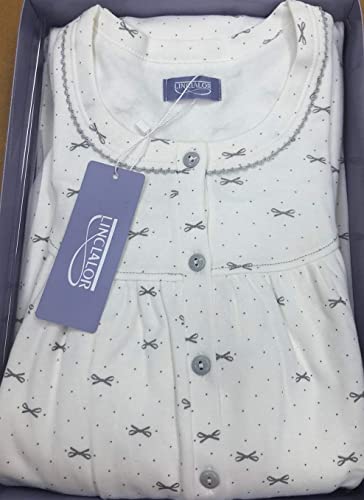 Camicia da notte LINCLALOR, un prodotto di alta qualità tessuto cotone caldo interlock molto pregiato ,caldo e morbido, capo meraviglioso in tessuto ma anche sulla vestibilità che si adatta perfettamente al corpo.