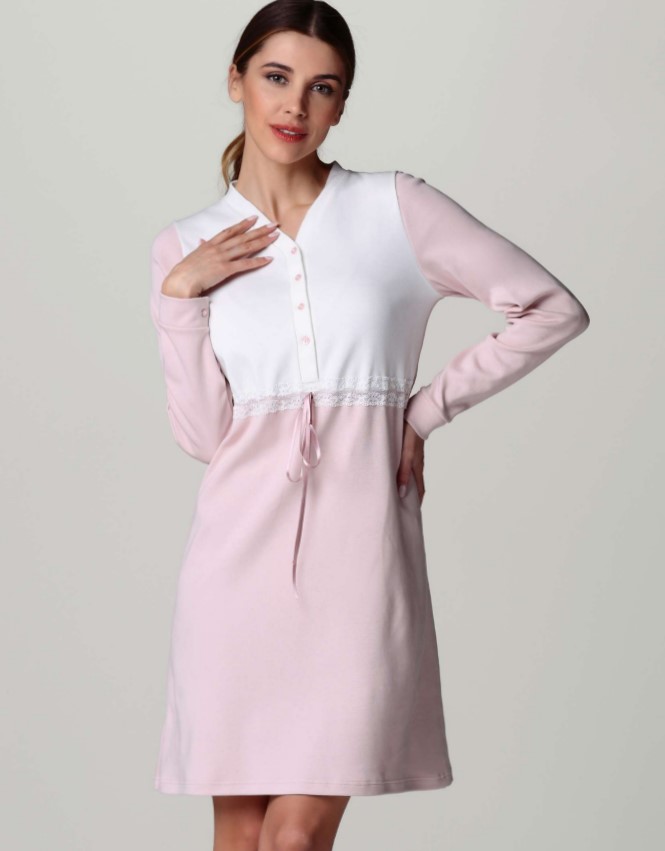 Camicia da notte serafino AMALUNA, il prodotto migliore del nostro store, tessuto 100% caldo cotone, capo morbido, caldo e speciale anche nelle forme e nei tagli costruiti alla perfezione, capo per chi vuole il massimo su tessuti e vestibilità.