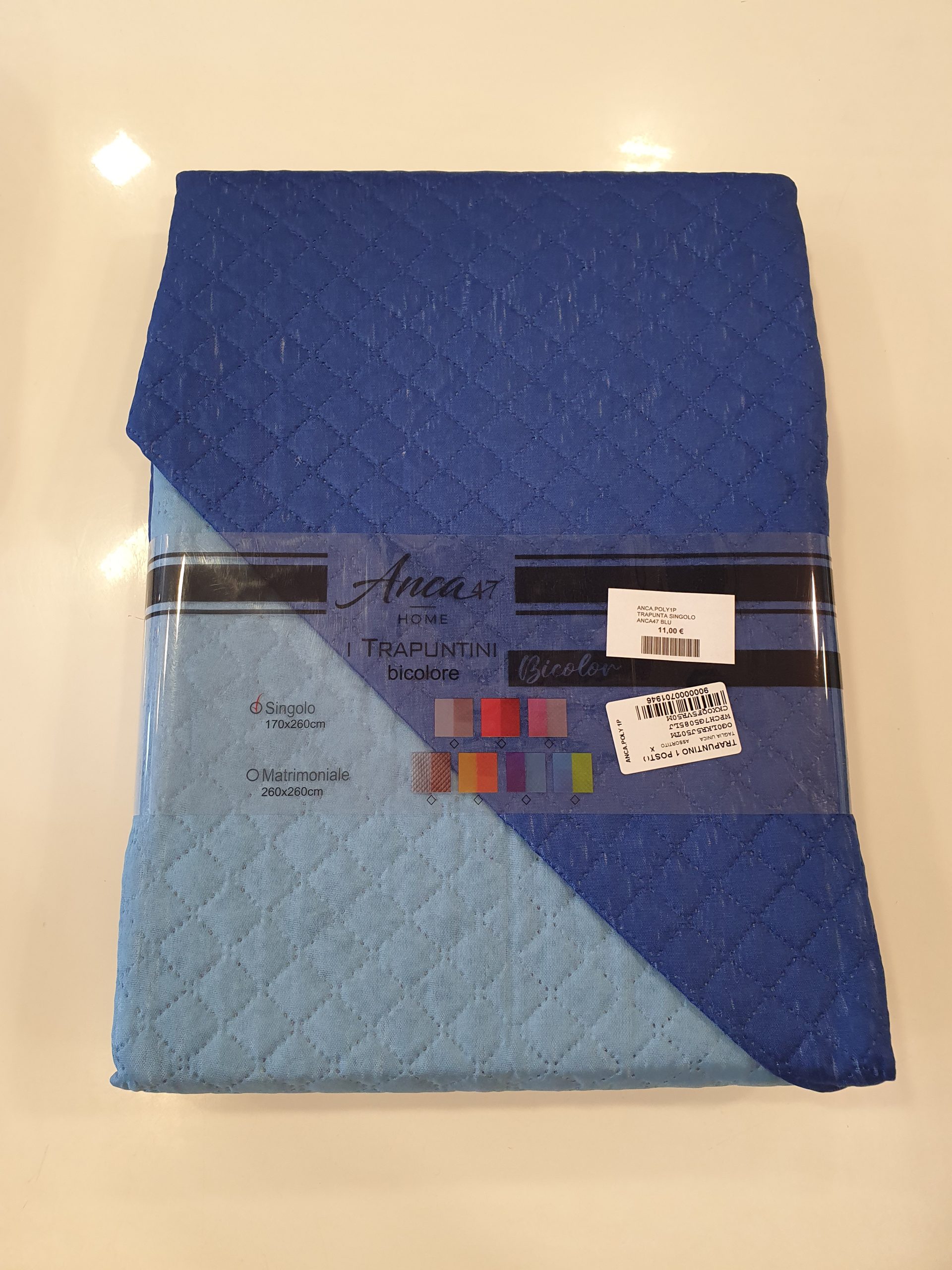 Trapunta letto singolo modello unica tinta double face misura 170×260, ottimo prodotto per chi desidera qualcosa di leggero e pratico prezzo qualità imbattibili