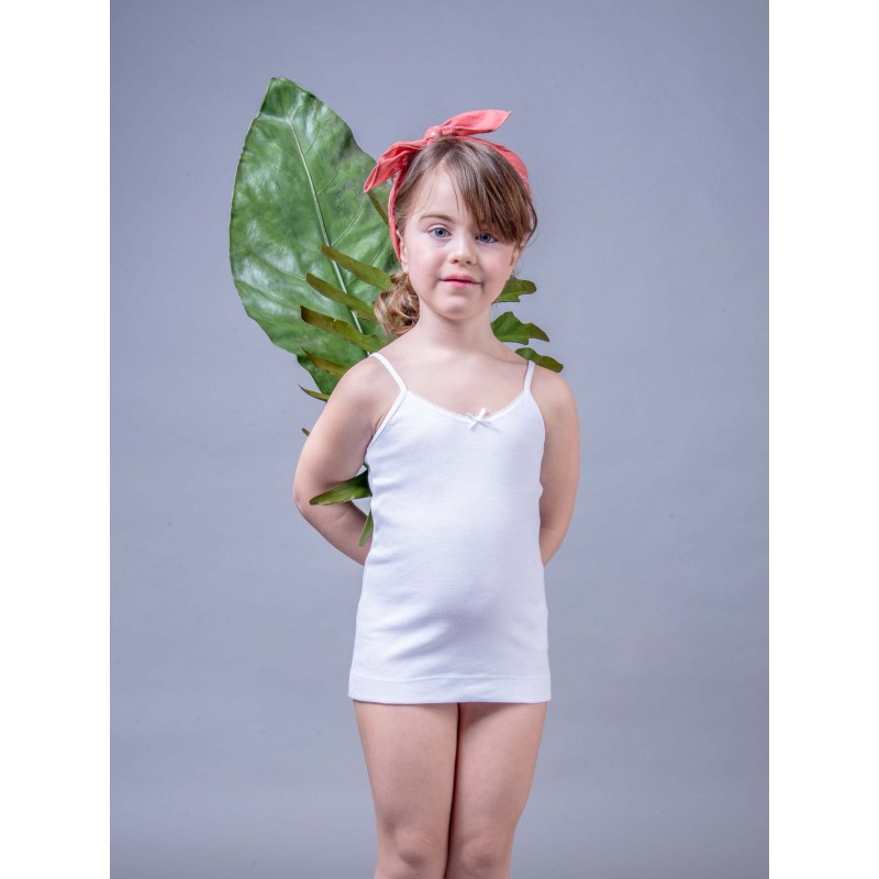 Maglia bimba BIMBISSIMI produzione igam in cotone con spalla stretta, tessuto 100% cotone naturale, prodotto di estrema qualità, adatto anche alle pelli più sensibili, capo morbido, fresco e confortevole, solo il meglio per i vostri piccolini