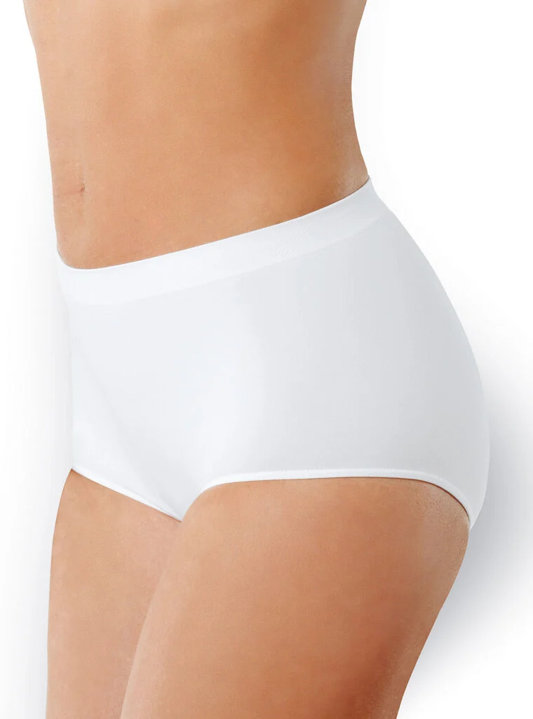 Culotte donna INTIMIDEA in microfibra senza cuciture, invisibile, pratico, non segna, tassello antibatterico, resistente ai lavaggi. Il prezzo si riferisce alla confezione da 3 pezzi (unico colore bianco - nero - nudo ) (assortito 1 per colore)