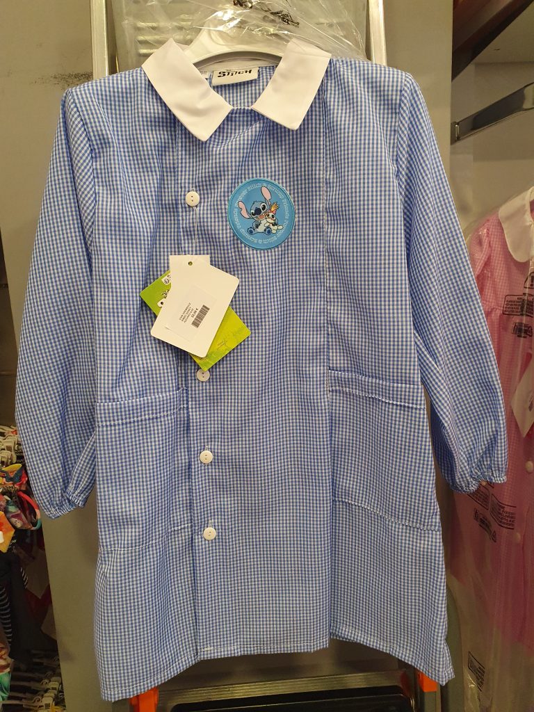 ALBER Baby Colegial Grembiule Scolastico Per Bambini - Manica Lunga, 50% Cotone 50% Poliestere, Lavabile In Lavatrice, Colore Blu