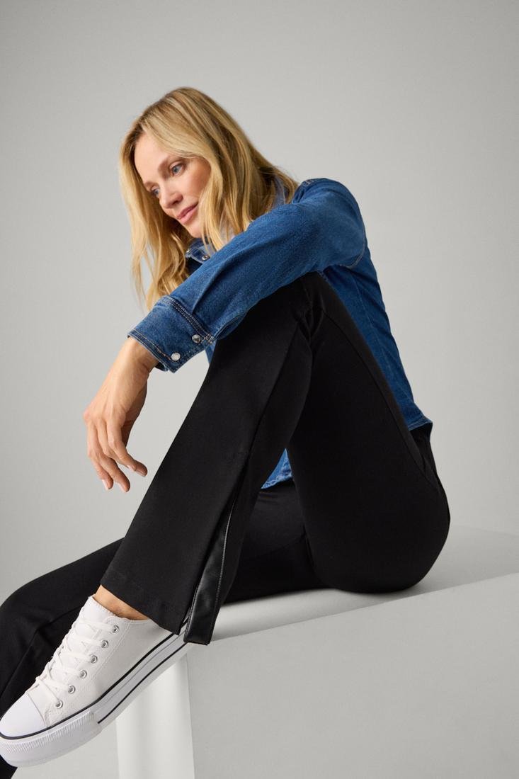 Leggings YSABEL MORA basic line, capo continuativo adatto per tutte le stagioni, capo confortevole, no stress e cool