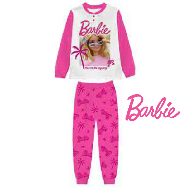 Pigiama bimba BARBIE cotone estivo, un marchio che produce in primis qualità, grazie alla sua continua innovazione e composto da fibre naturali, capo consigliato per chi vuole il meglio.
