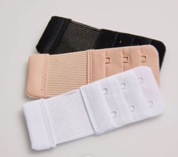 Estensori YSABEL MORA per reggiseno con elastici. Si adatta ai reggiseni con 2 chiusure a gancio. Ogni estensore ha fino a 3 posizioni di chiusura aggiuntive per avere un reggiseno adattato e su misura,in modo che il reggiseno sia fedele alla taglia. Non lasciate che il reggiseno vi impedisca di divertirvi, sentitevi a vostro agio ovunque andiate! 100% Poliammide NOTA BENE IL PREZZO SI RIFERISCE AL SINGOLO ESTENSORE.