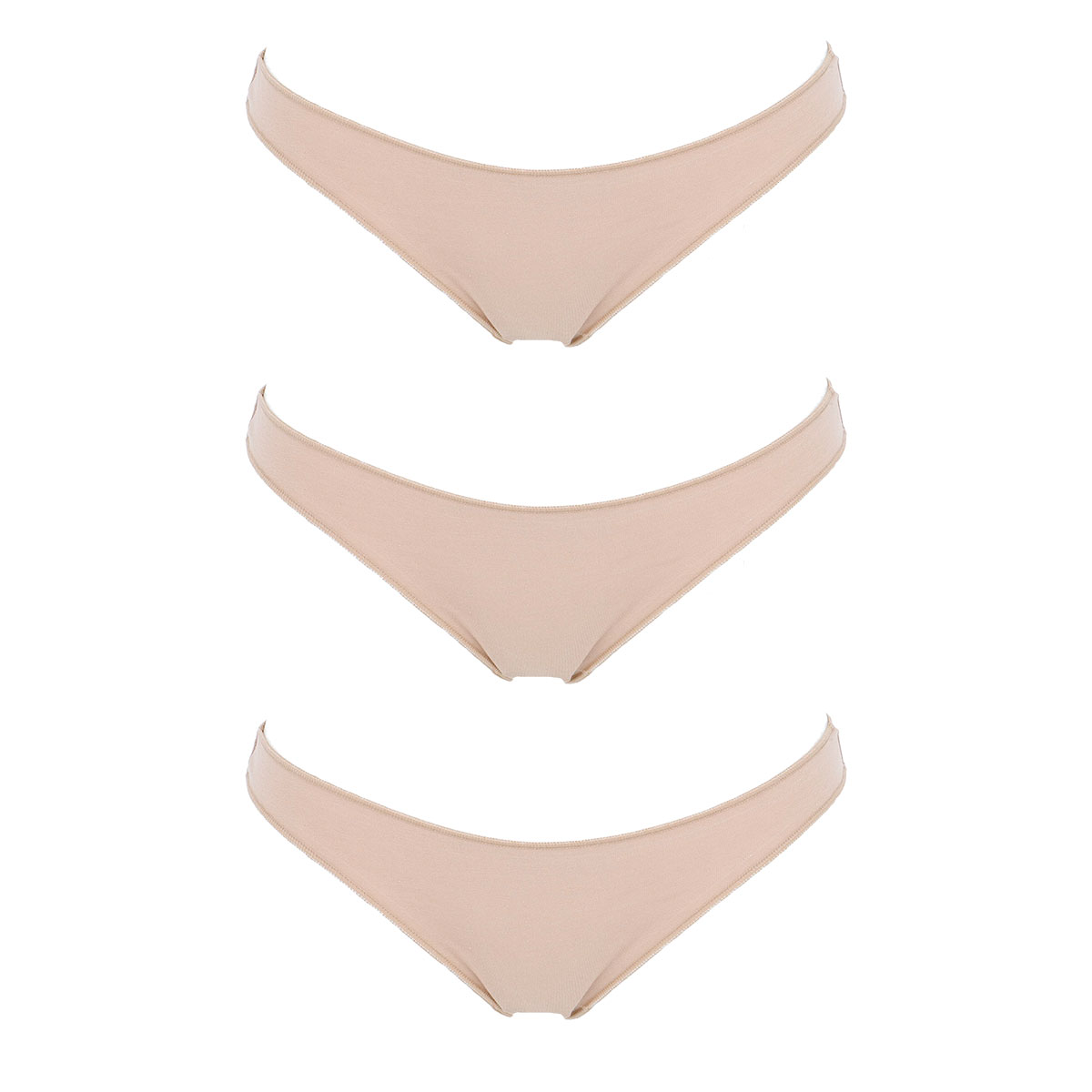 Perizoma donna COTONELLA, qualità eccellente con tessuti naturali, modello slip con bordi in cotone, poco visibili e molto comodi, modello basic disponibili due colori, prezzo riferito per la confezione da 3 pezzi