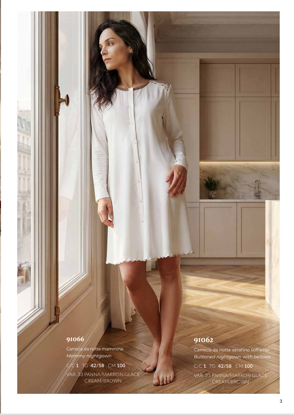 Camicia da notte donna LINCLALOR con abbottonatura sul davanti, un prodotto di altissima qualità con uno stile unico ed inconfondibile, solo per chi vuole il meglio su tessuti, forme e vestibilità, capo in caldo cotone con manica lunga e pantalone lungo.